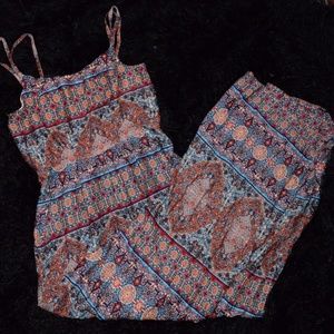 Primark Wide Leg Long Romper /Jumpsuit -Size 6-NWT
